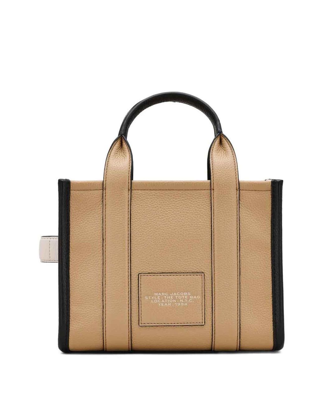 Marc Jacobs Natural The Colorblock Small Tote Bag