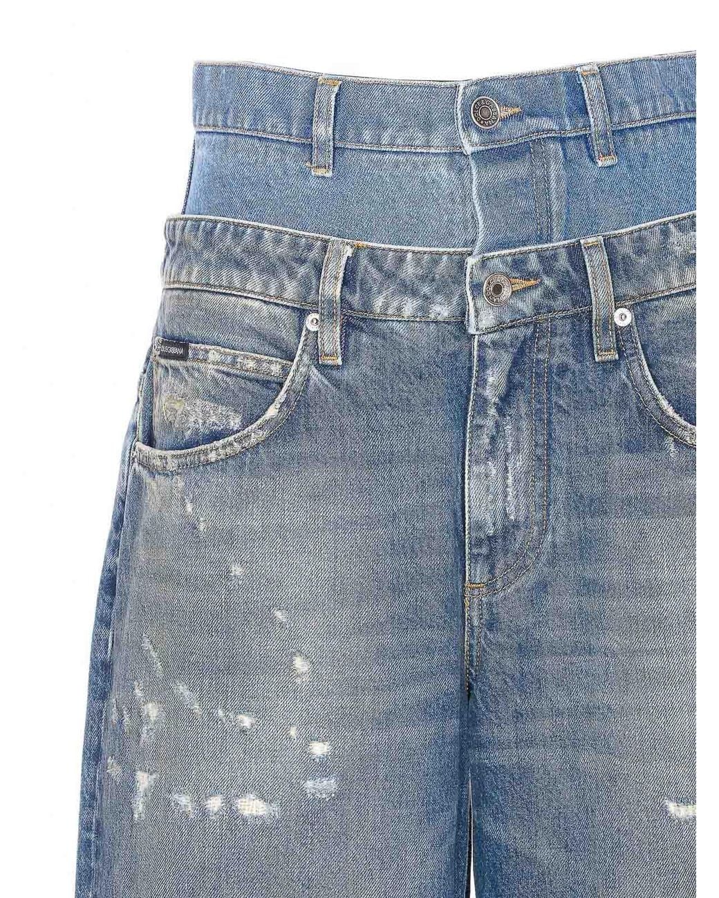 Dolce & Gabbana Blue Pants