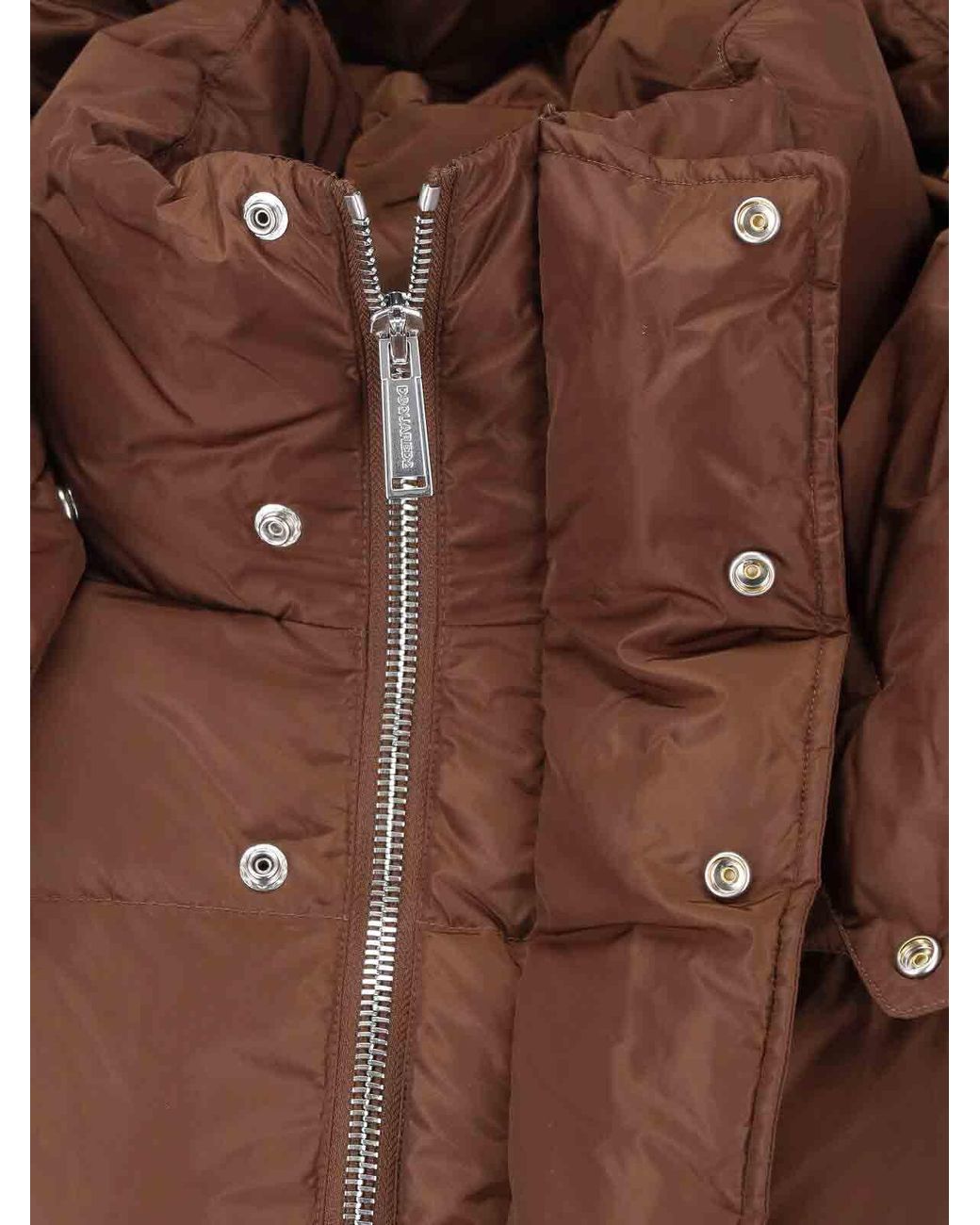 DSquared² Brown Padded Down Jacket for men
