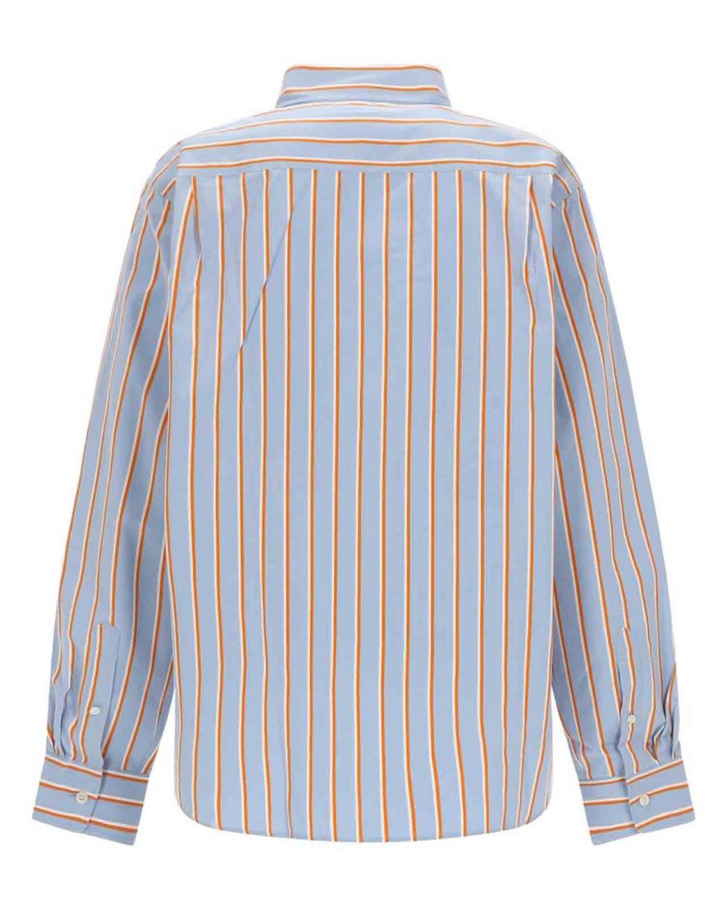 Dries Van Noten Blue Striped Shirt