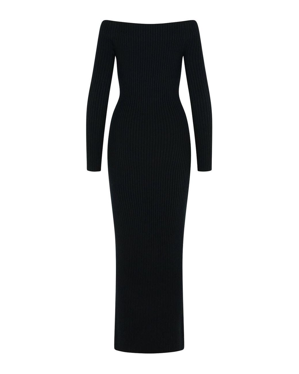 Max Mara Black Arnes 1234 Sheath Dress