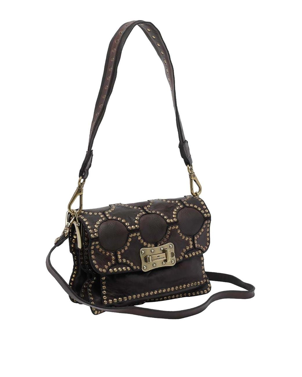 Campomaggi Black Small Agnese Crossbody Bag