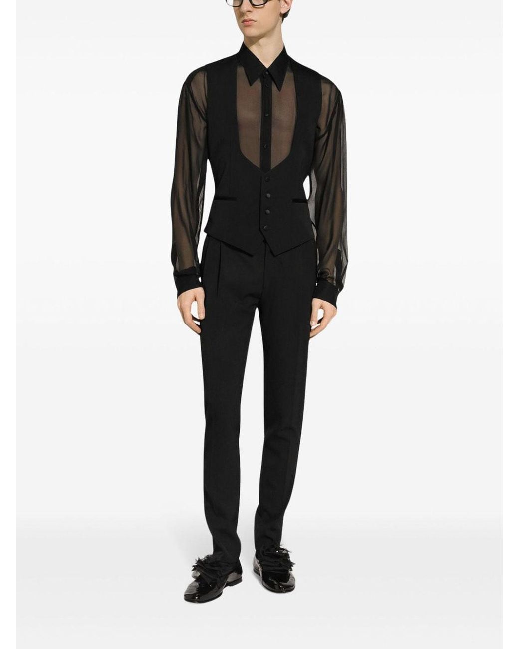 Dolce & Gabbana Black Casual Pants for men