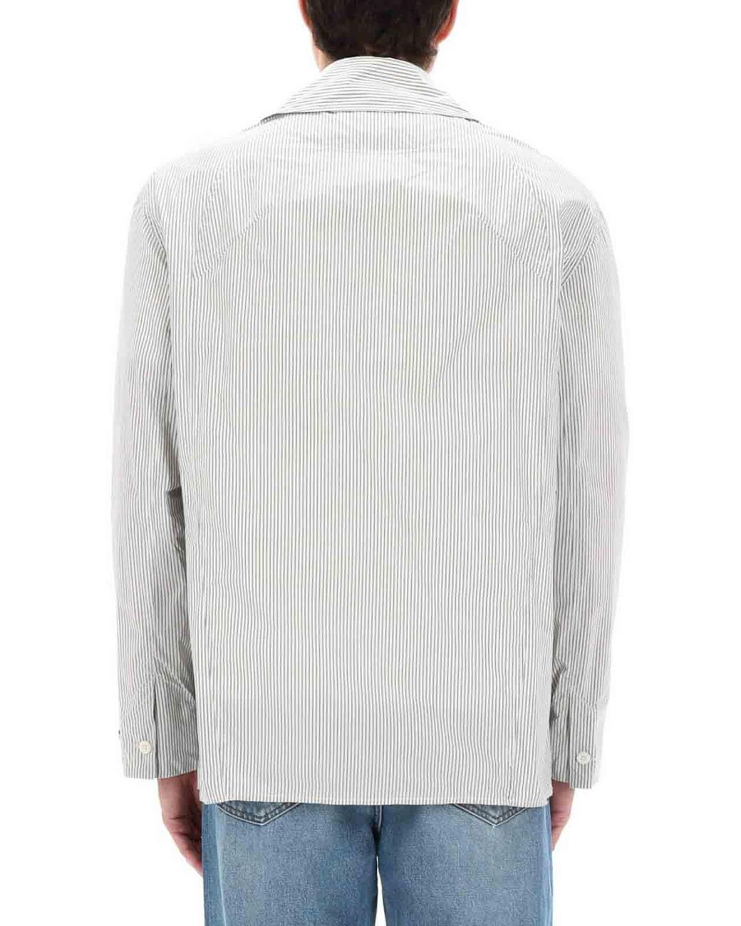 Jacquemus White La Veste Boutis Jacket for men