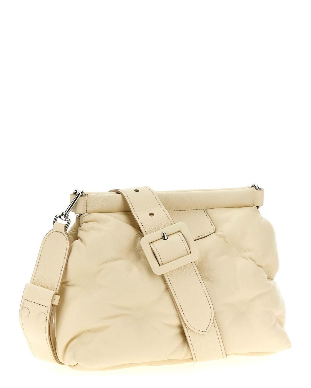 Maison Margiela Natural Glam Slam Classique Small Crossbody Bag