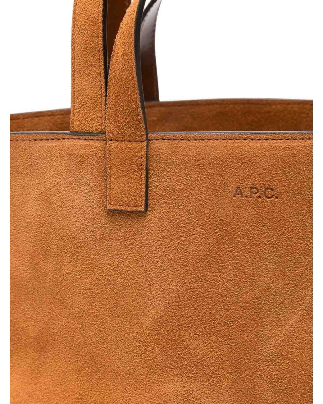 A.P.C. Brown Schultertasche