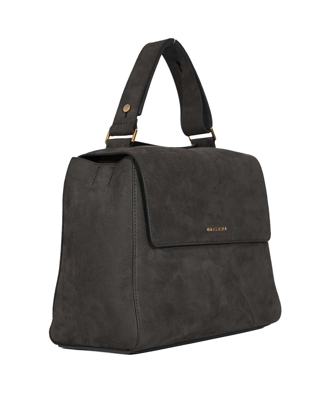 Orciani Black Sveva Medium Shoulder Bag