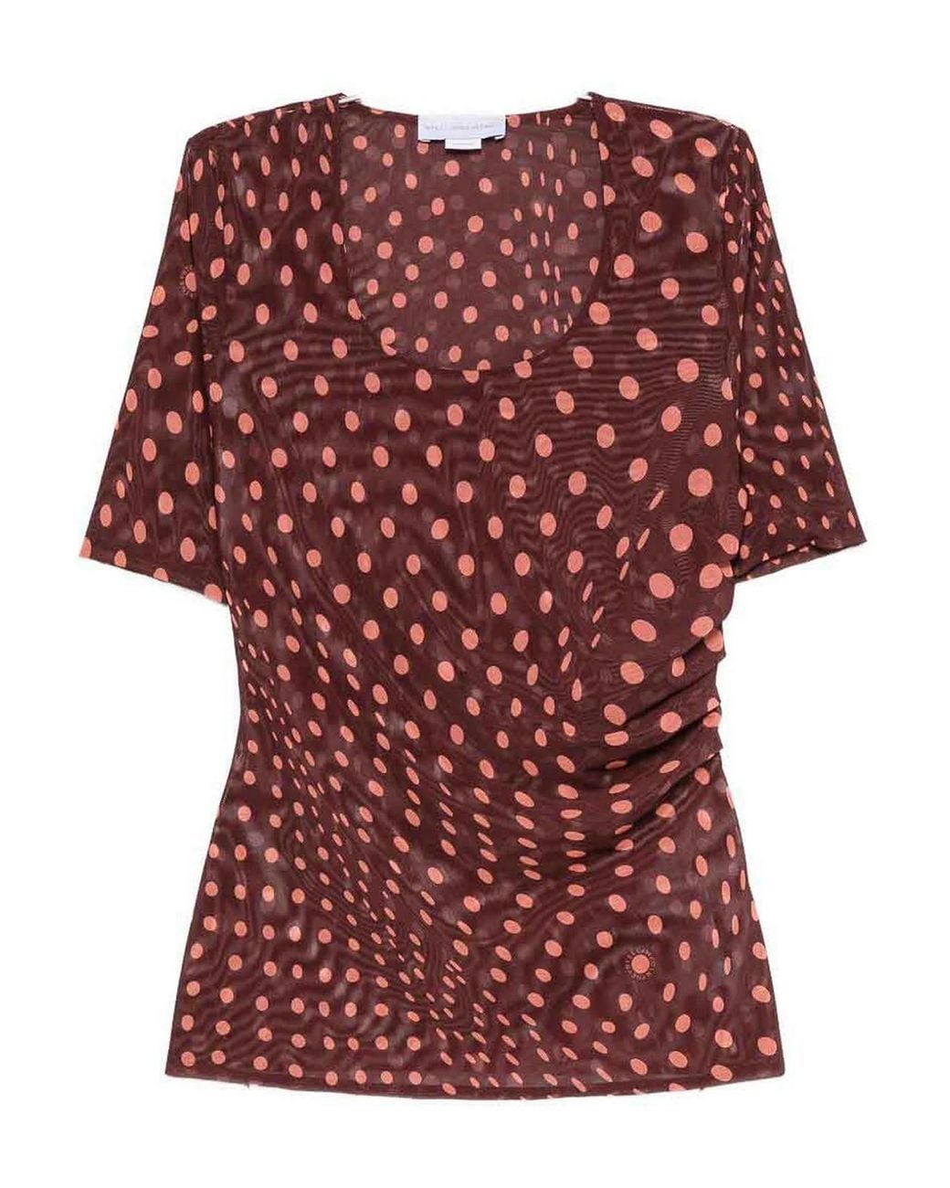 Stella McCartney Red Polka Dot Top