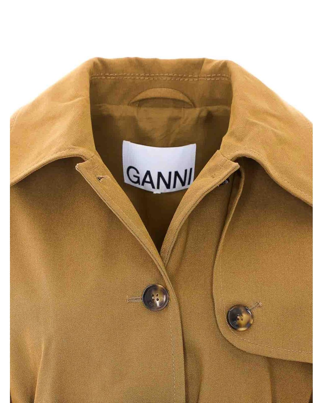 Ganni Brown Ermine Jacket