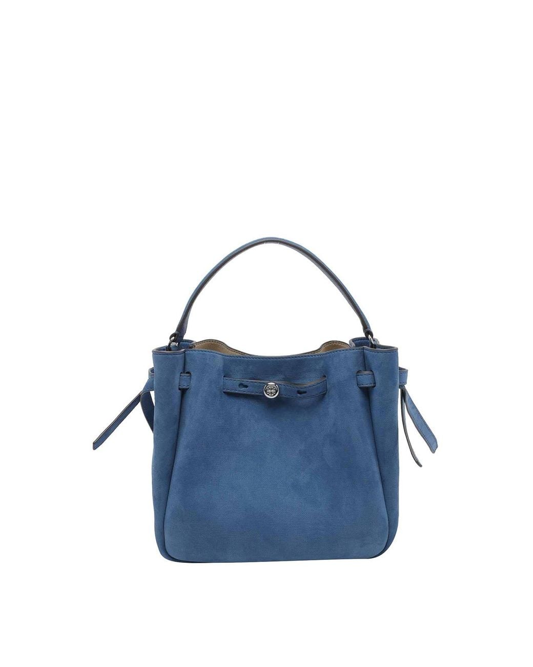 Tory Burch Blue Romy Bucket Bag