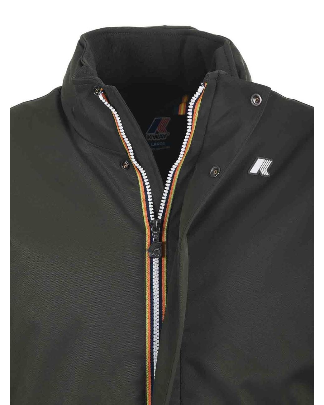 Giacca di K-Way in Gray da Uomo
