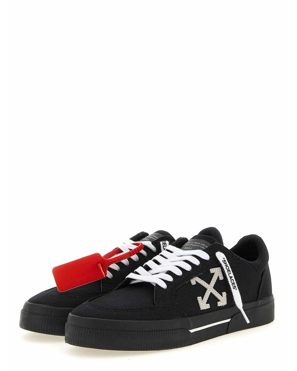 Off-White c/o Virgil Abloh Red Vulcanized Sneakers for men