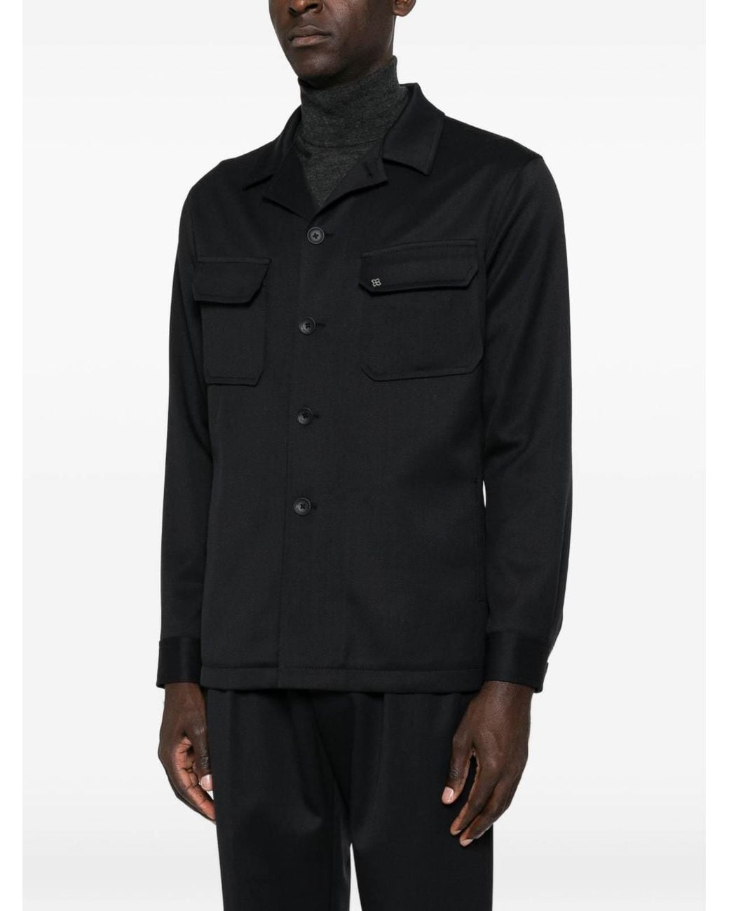 Blazer di Tagliatore in Black da Uomo