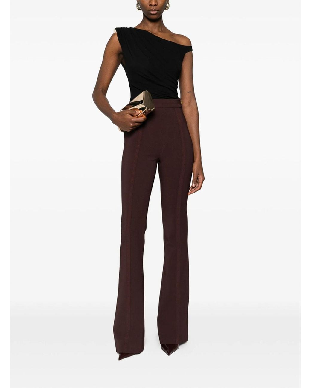Elisabetta Franchi Black Bodysuit