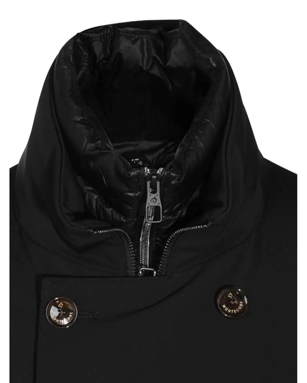 Montecore Black Doppiopetto Imbottito for men