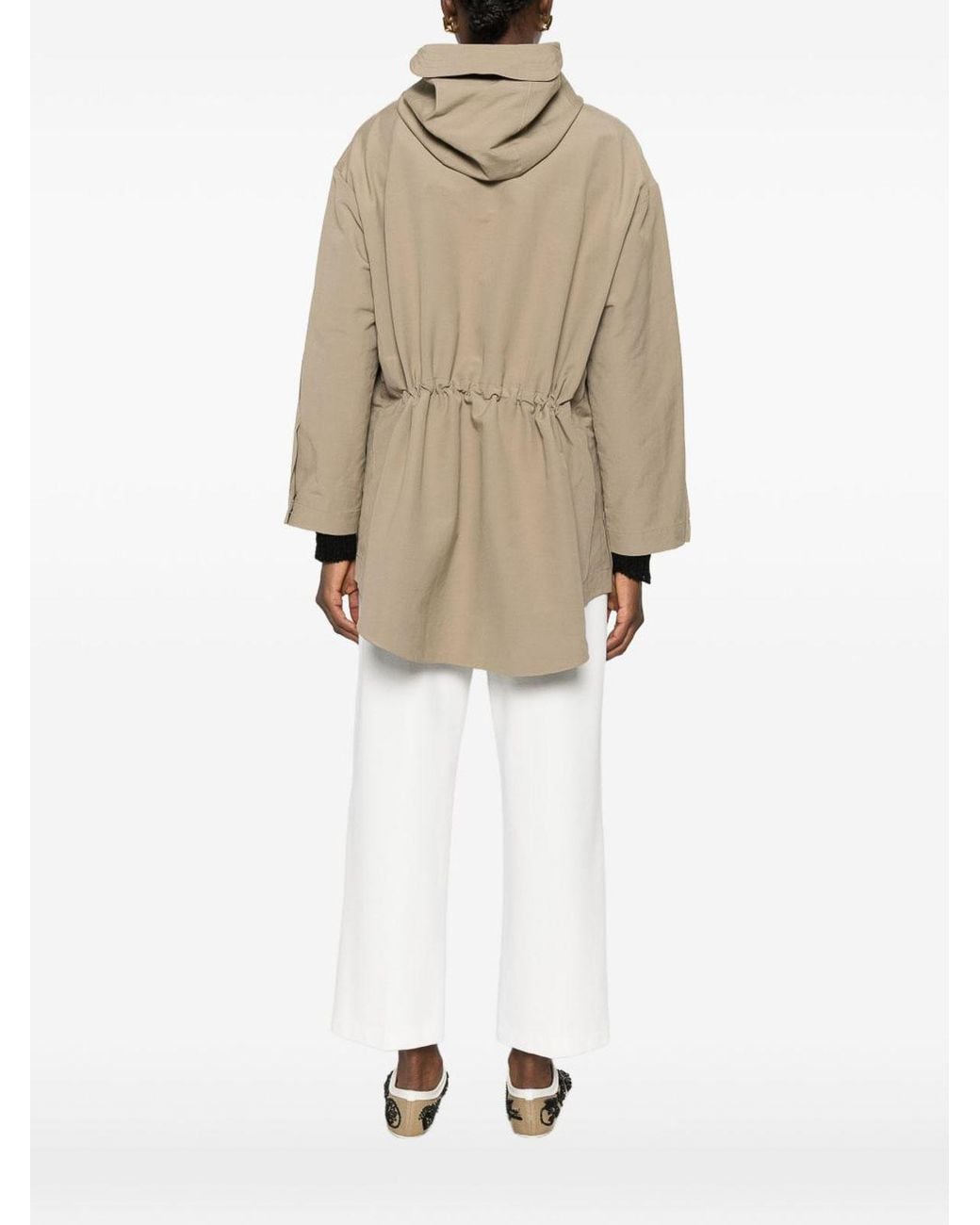 Emporio Armani Natural Cotton Blend Blouson Jacket