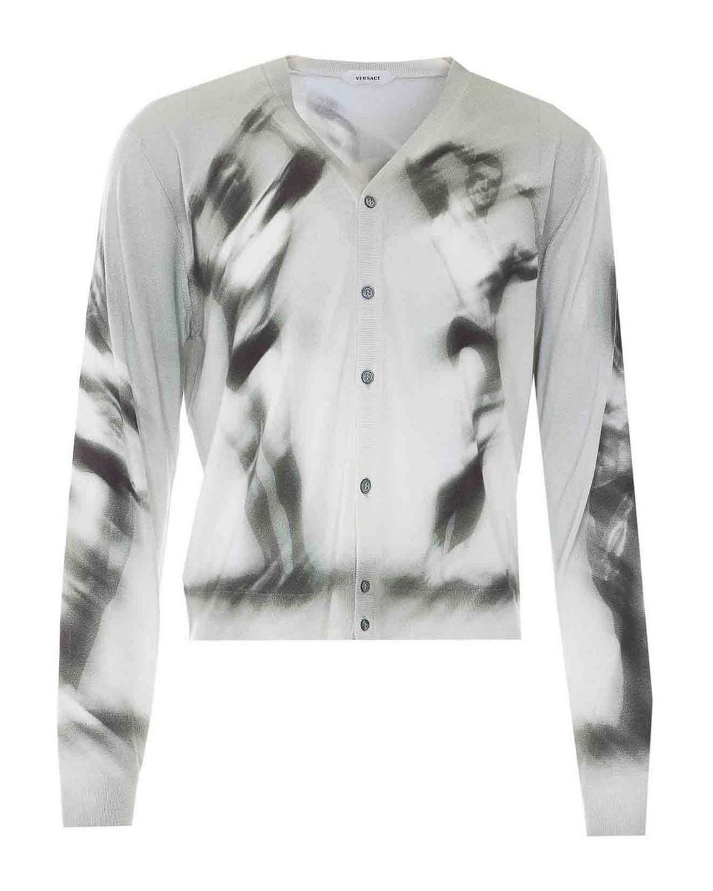 Versace Gray Cardigan for men