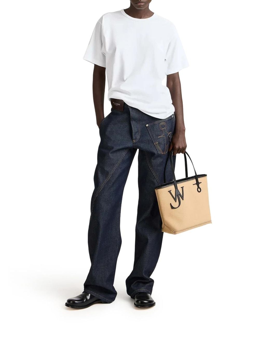 J.W. Anderson Natural Anchor Small Tote Bag