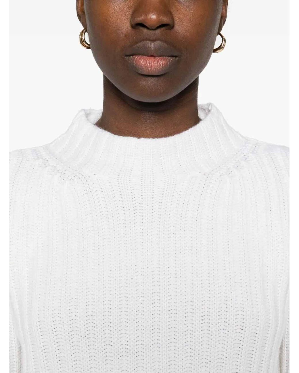 Max Mara White Sweater