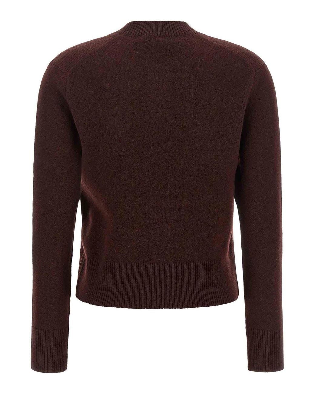 Maison Kitsuné Brown Baby Fox Cardigan