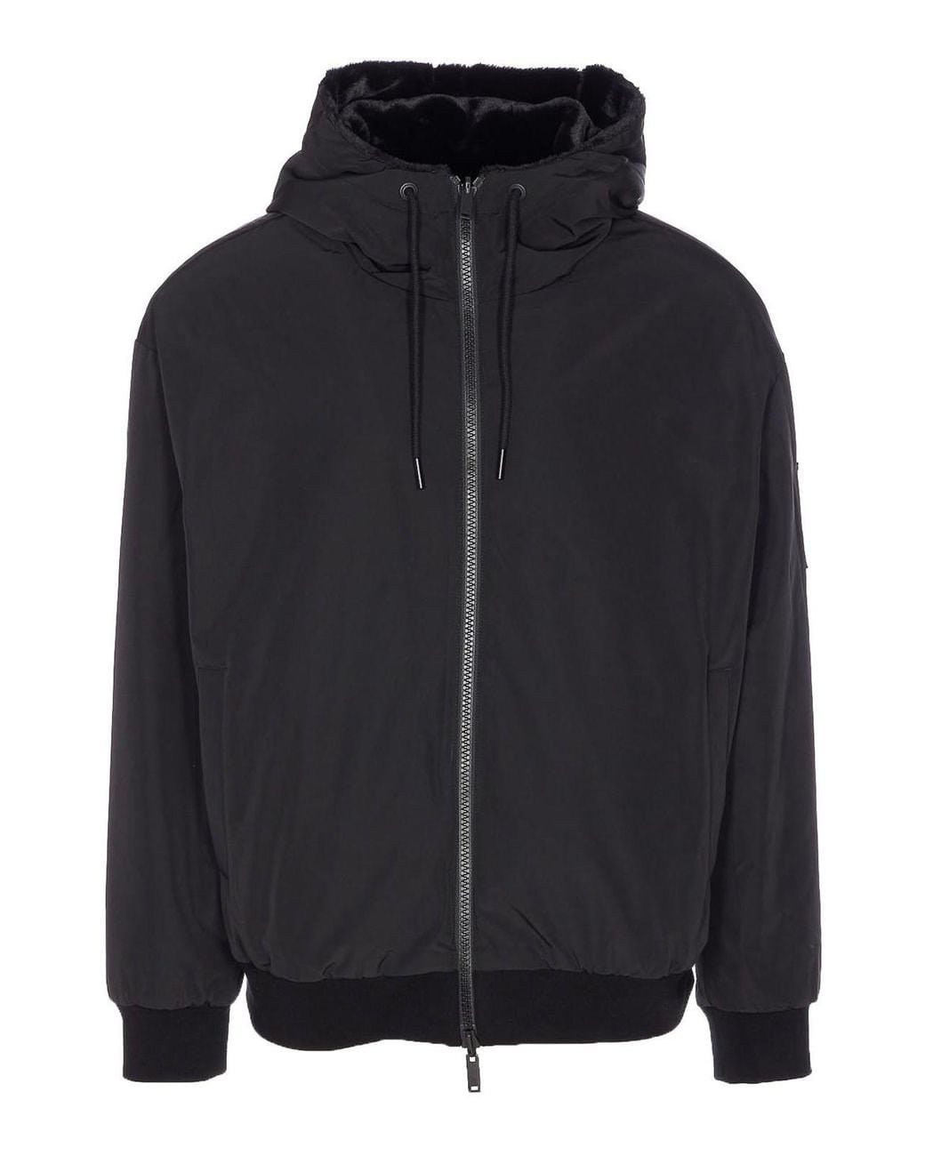Moose Knuckles Blue Roland Reversible Bunny Jacket for men