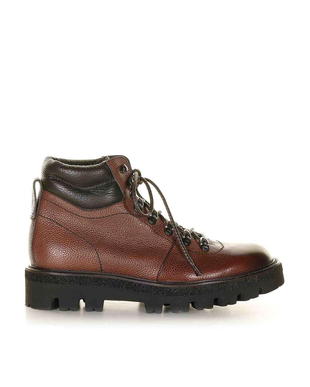 Neil Barrett Brown Leather Boots for men