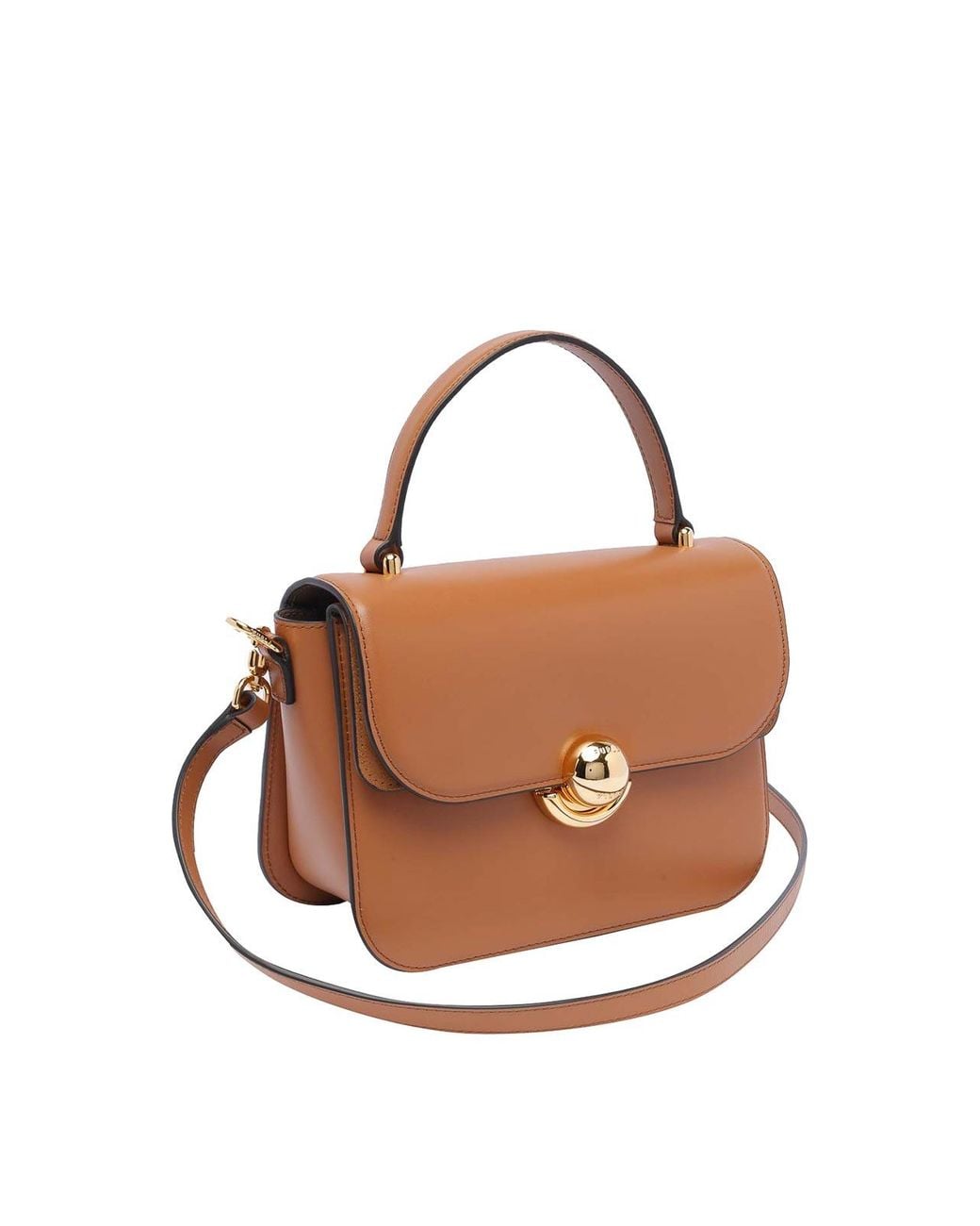 Furla White Brandy Mini Sfera Handbag