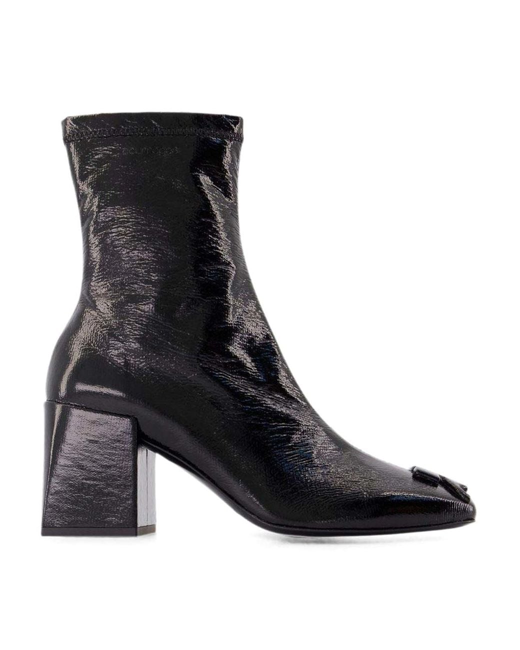 Courreges Black Ankle Boots