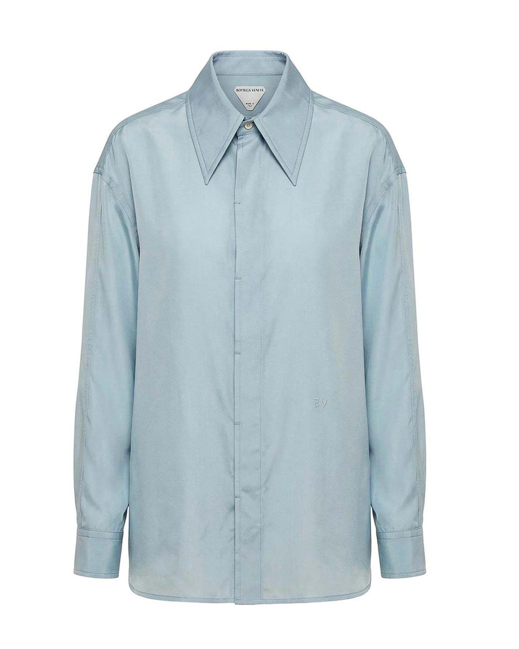 Bottega Veneta Blue Washed Parachute Shirt