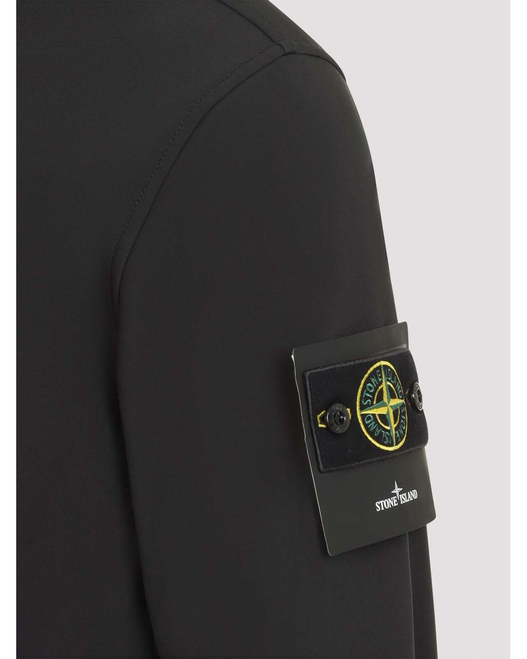 Stone Island Blue Soft Shell Jacket for men