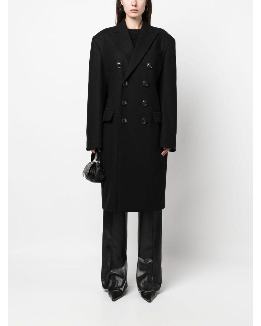 Abrigo Largo DSquared² de color Black
