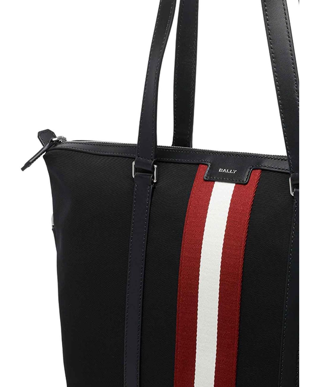 Bally Black Code Tote Bag for men