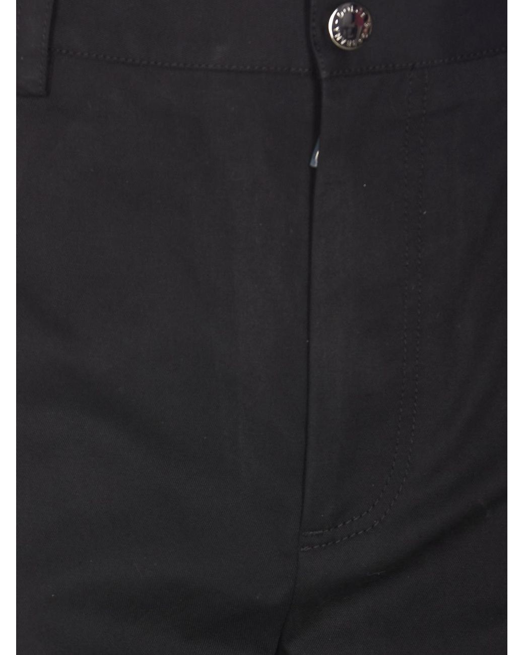 Dolce & Gabbana Black Cargo Cotton Shorts for men
