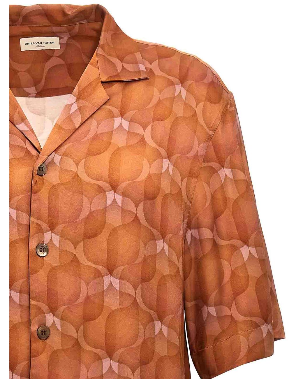Dries Van Noten Orange Cassiemb Shirt for men