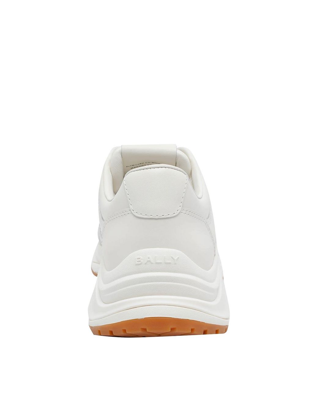 Bally White Logo-Print Panelled Sneakers for men