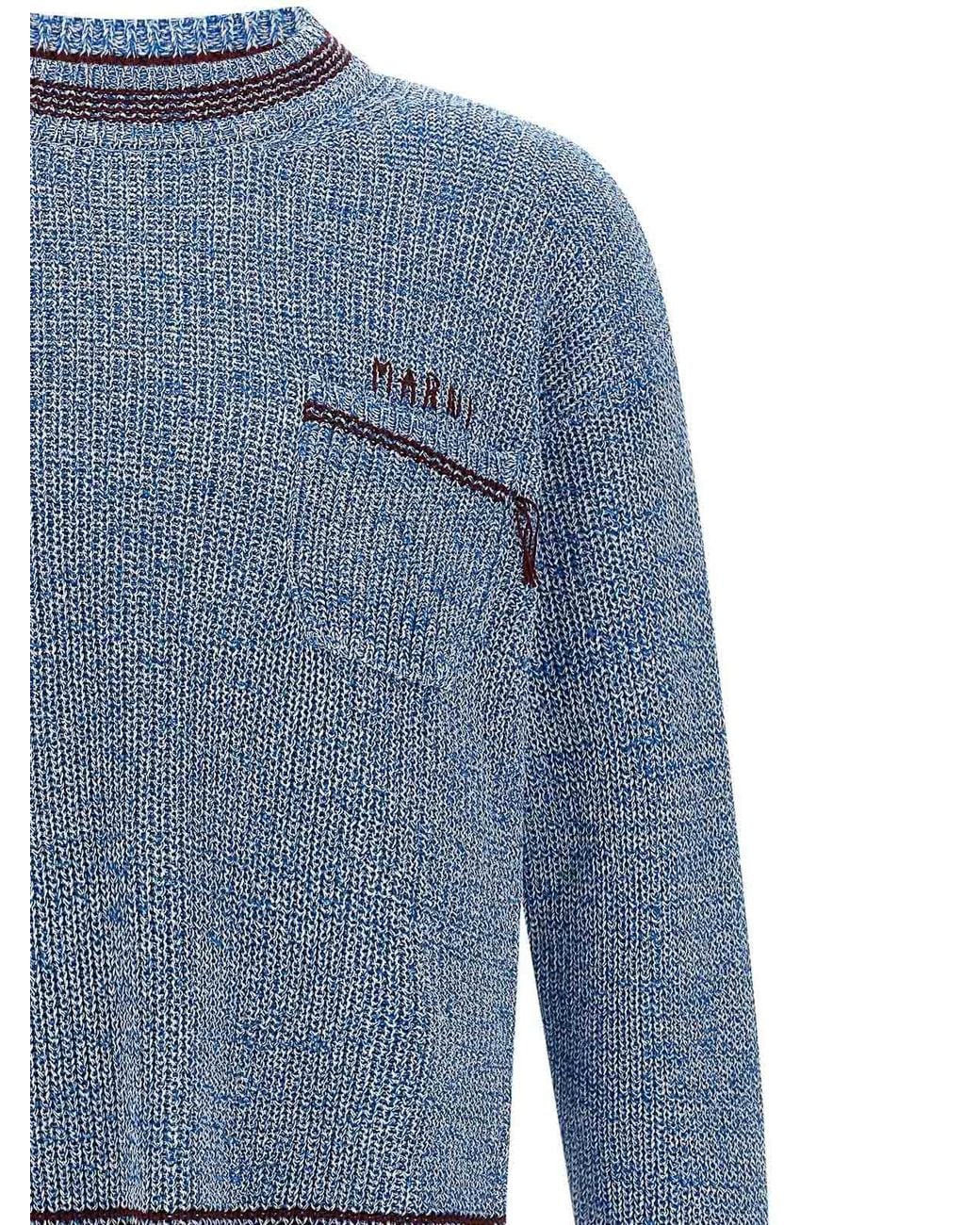 Marni Blue Sweater for men