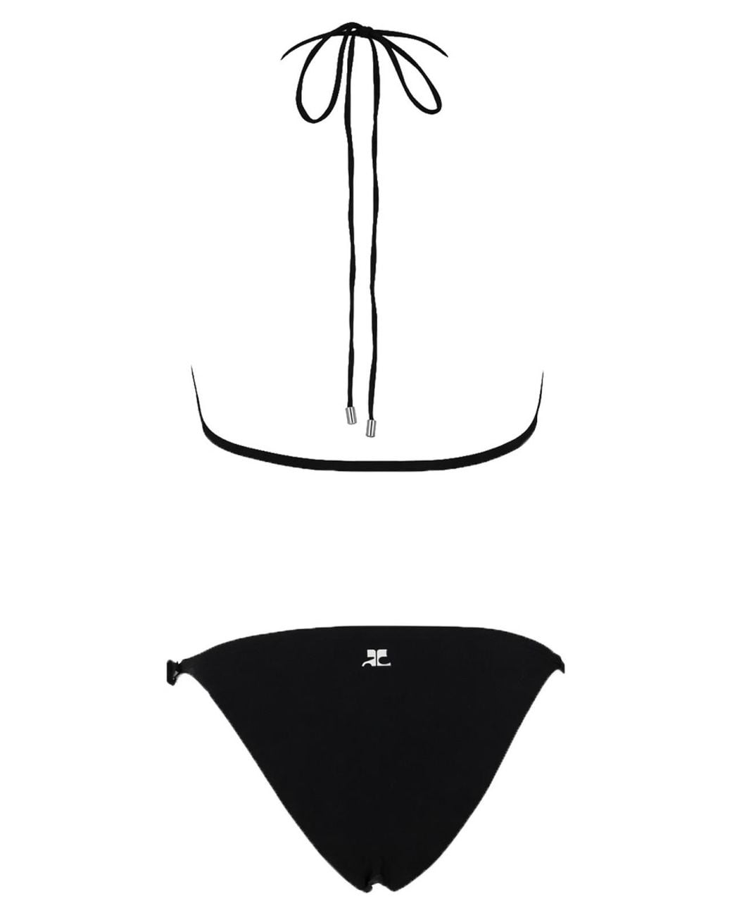 Top Courreges de color Black