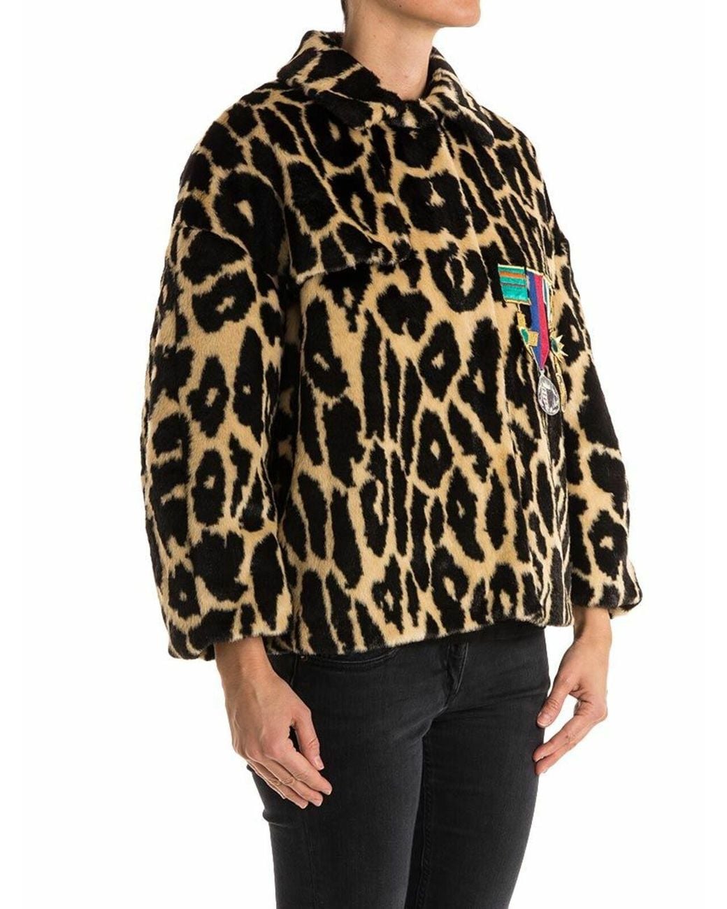Stella Jean Black Eco-Fur