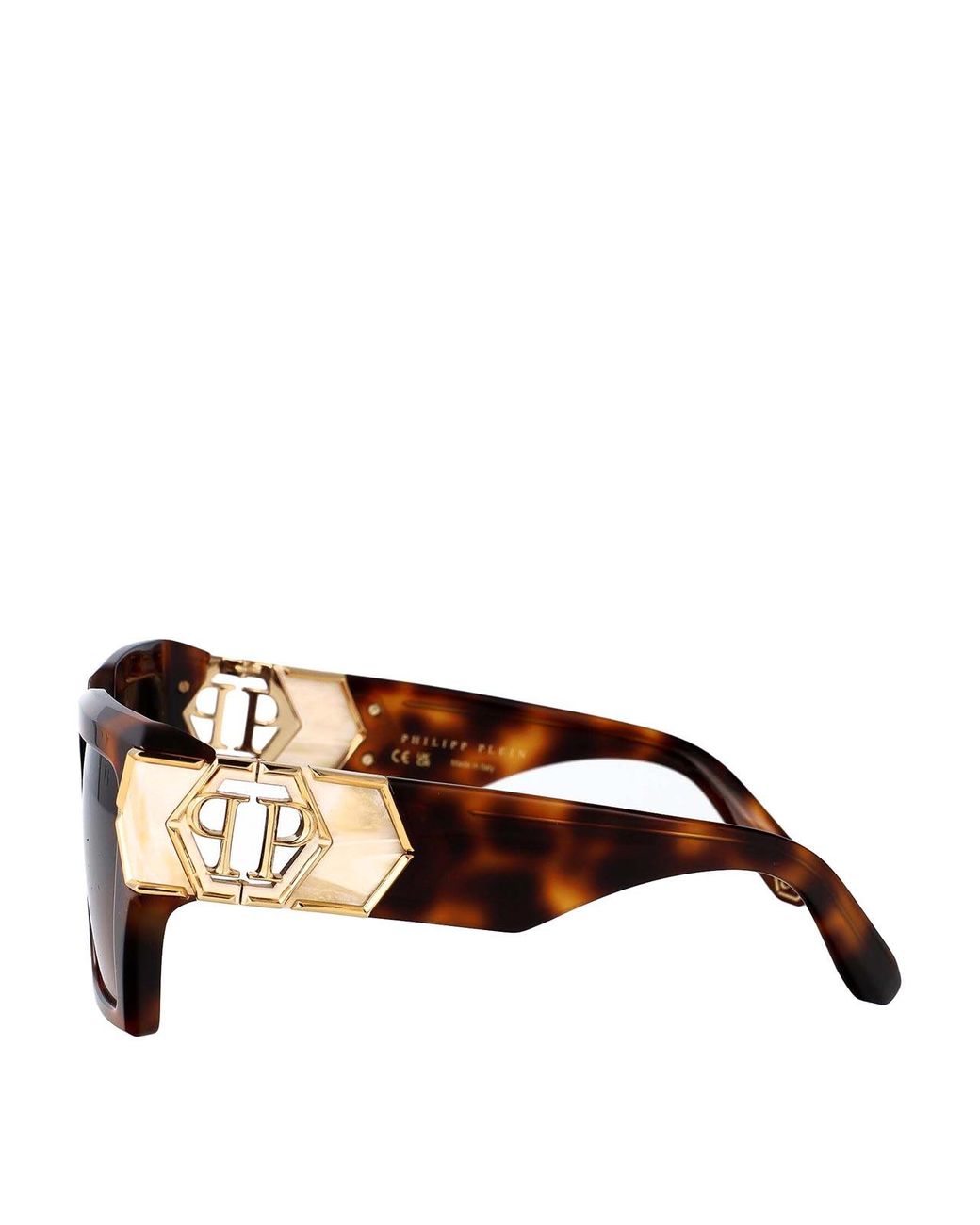 Philipp Plein Brown Sonnenbrille