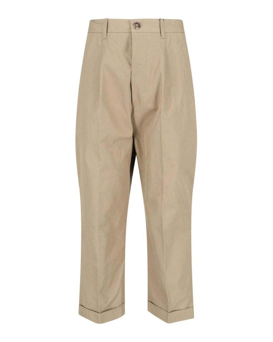 AMI Natural Cotton Trousers for men