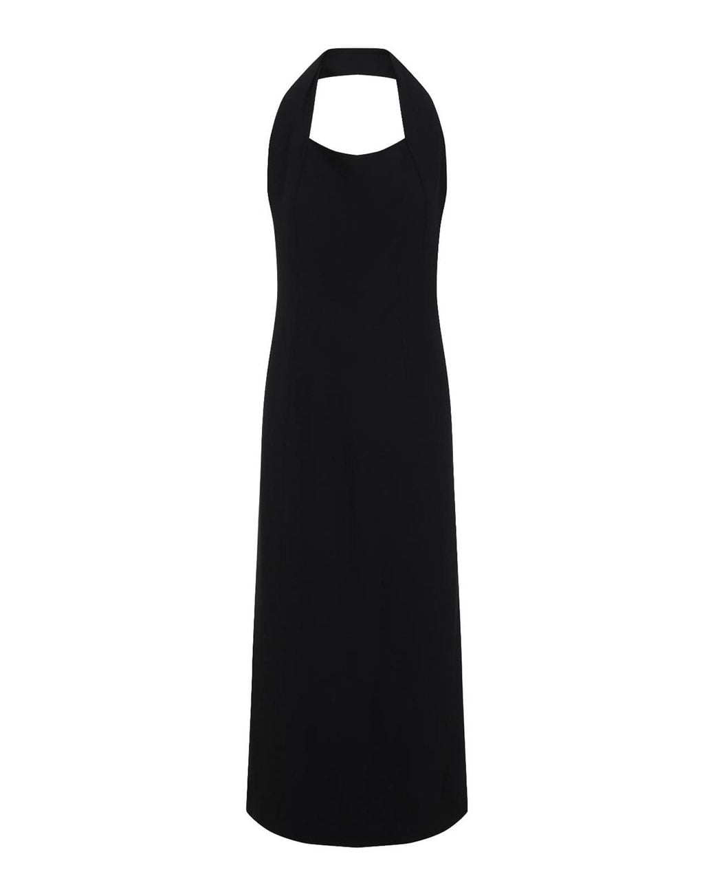Carven Black Dr201 Long Dress