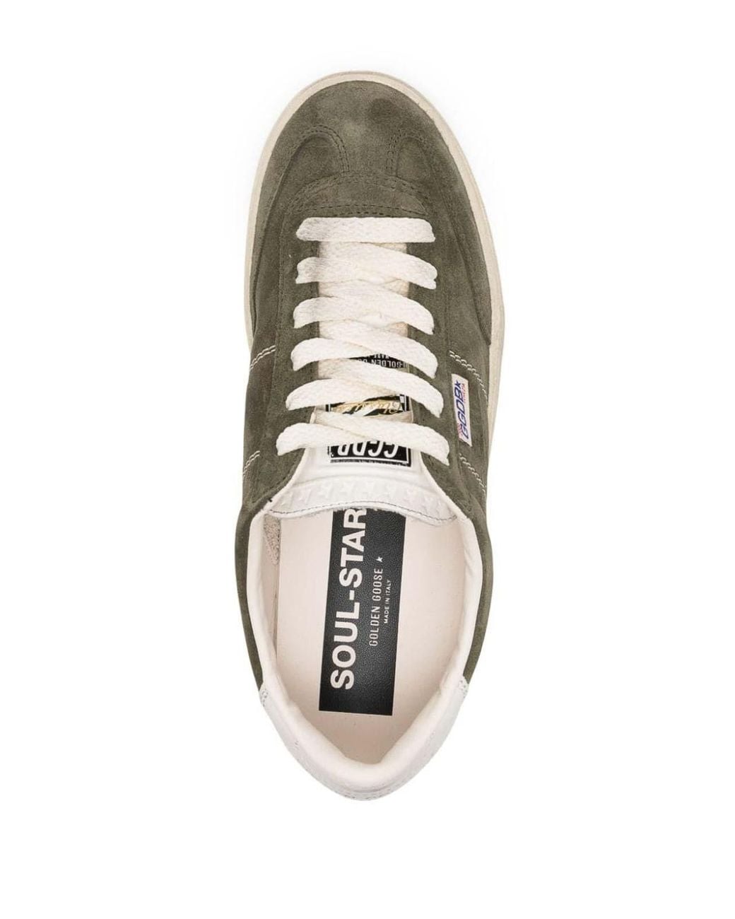 Golden Goose Deluxe Brand Green Soul Star Suede Sneakers