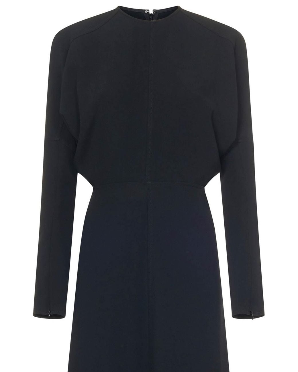 Victoria Beckham Black Dolman Midi Dress
