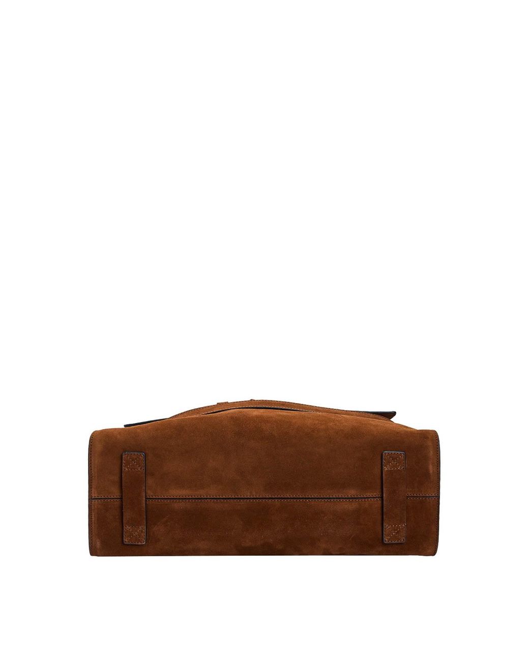 Moschino Brown Tie Me Suede Bag
