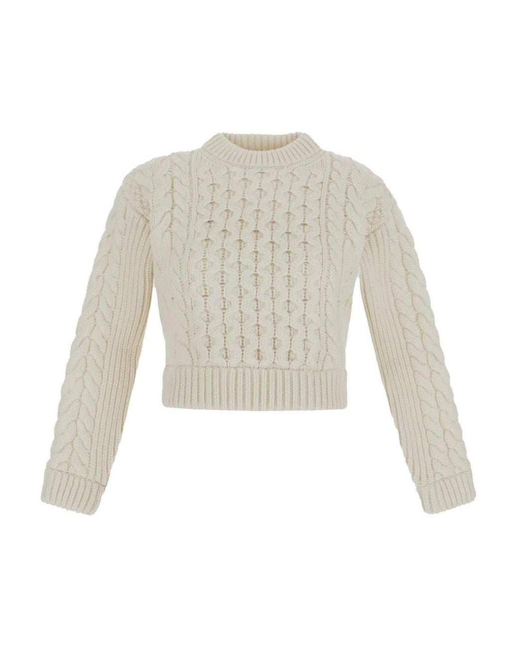 Patou White Round Neck