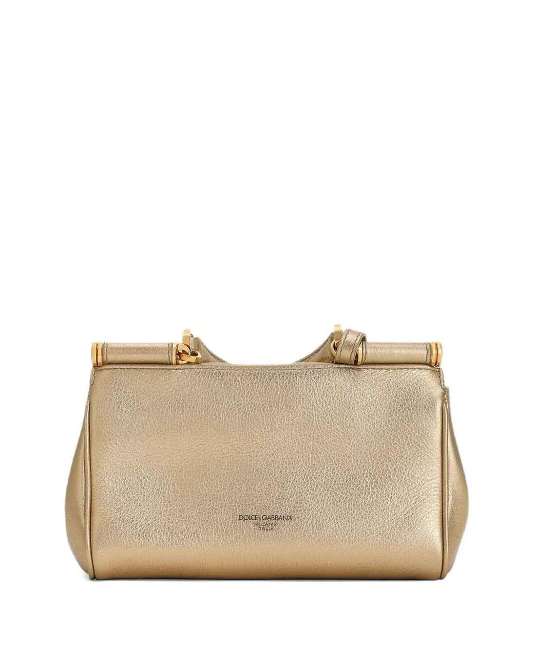 Dolce & Gabbana Natural Top Handle Bag Oro