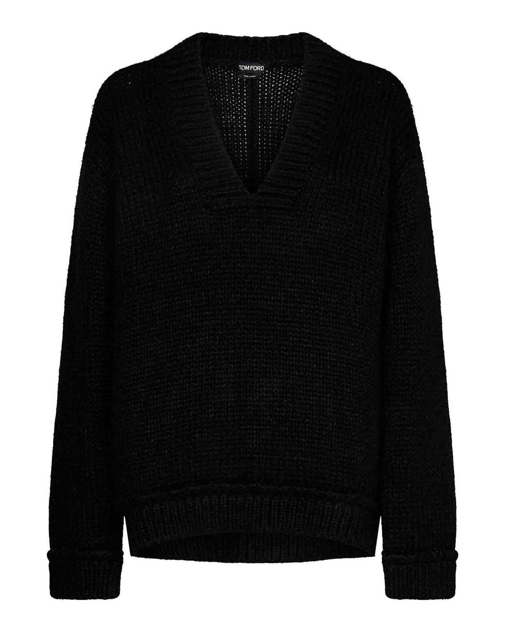 Tom Ford Black Loose-Fit Pullover