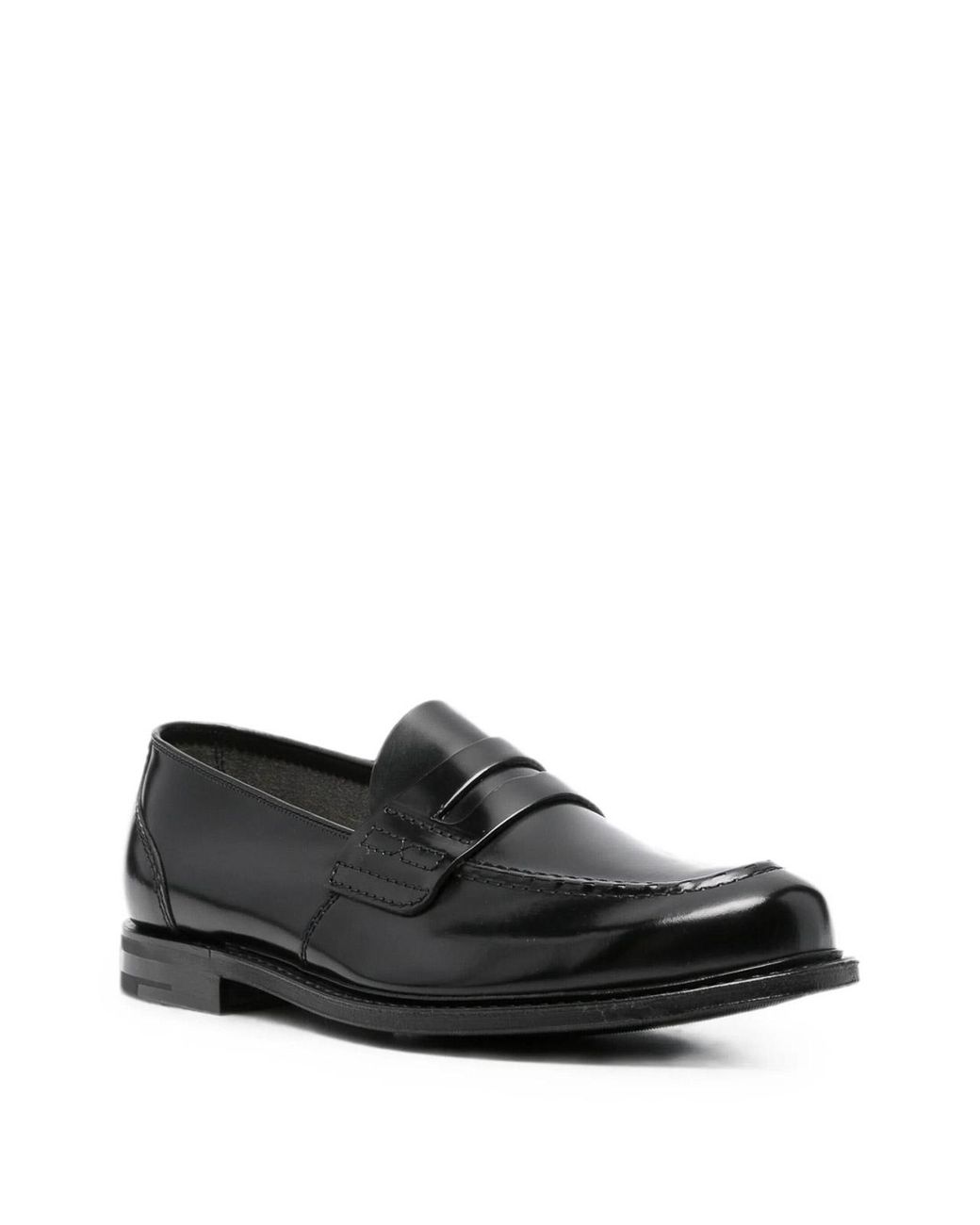 Church's Black Farsley Leather Loafers for men