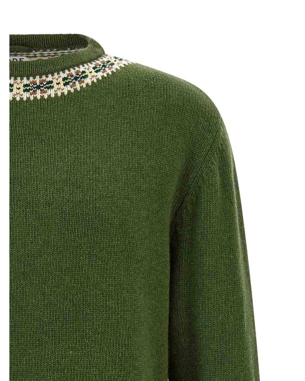 Bode Green 'Moritz' Sweater for men