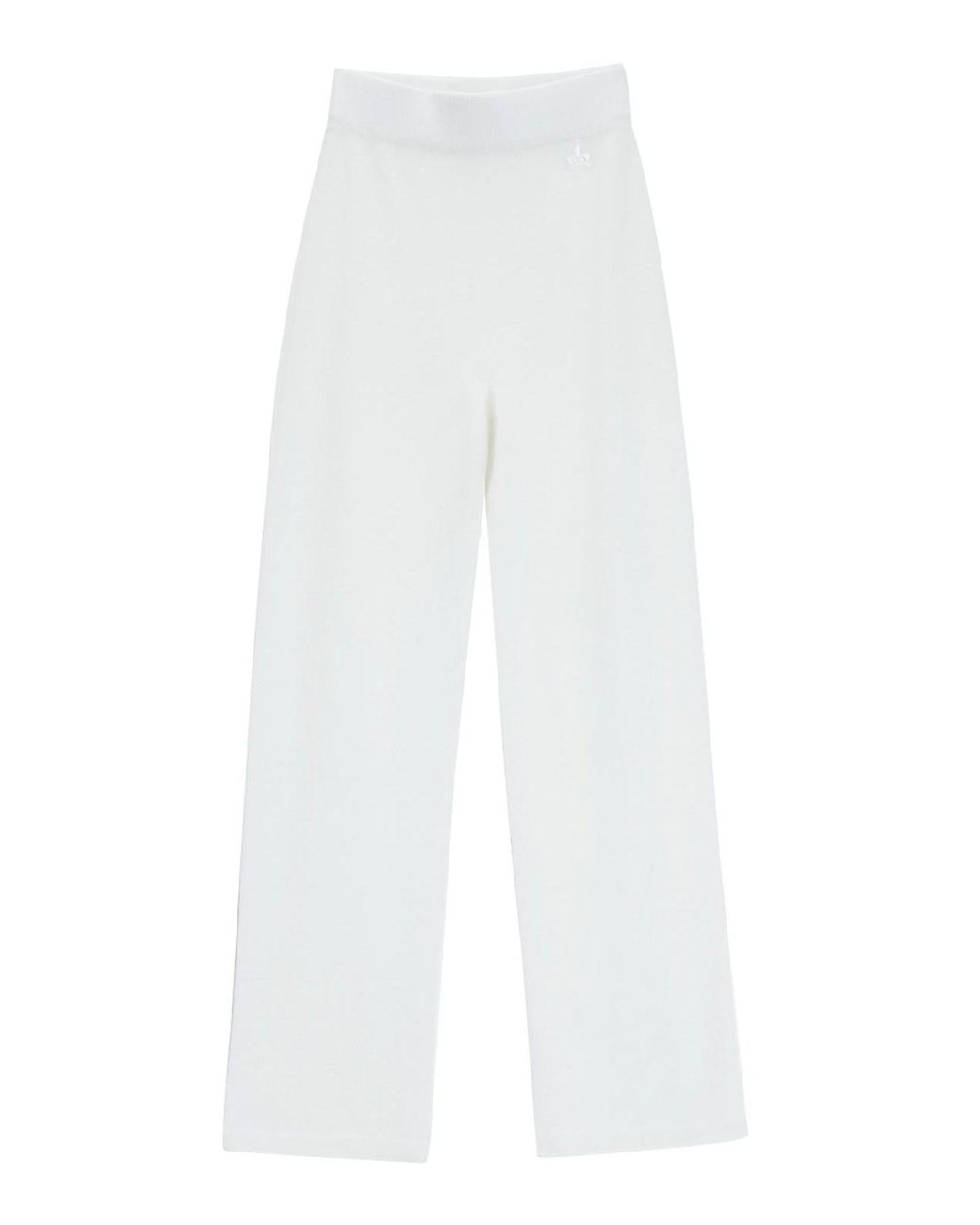 Genny White Cashmere Trousers
